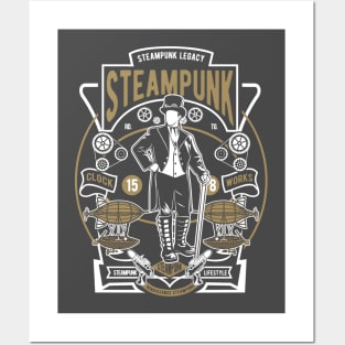 Steampunk Gentleman Posters and Art